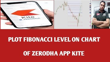 how to plot Fibonacci retracrment level on chart of zerodha app kite /