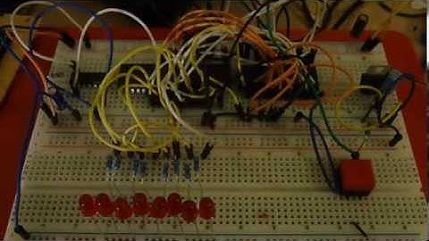 Homebrew Z80 running simple test program