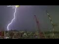 تصوير الرعد في مكة المكرمة مع قراءة القرآن الكريم 
