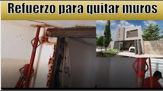 Como quitar un muro dentro de una casa.