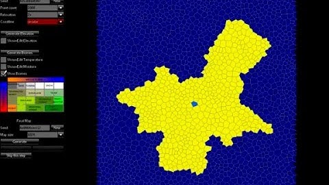 Procedural Terrain: Step 1, initial island shape