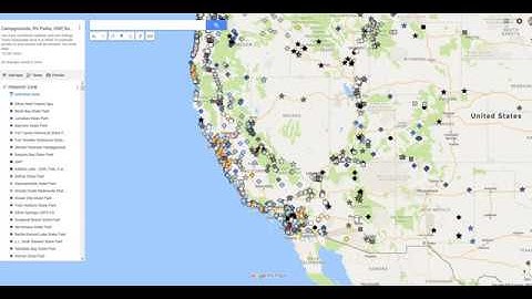 Free/Cheap Campground Map Instructions, Details