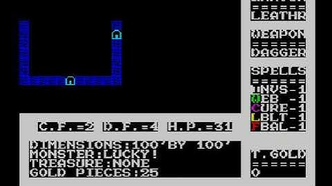 Dungeons And Demons Deluxe (ZX Spectrum)