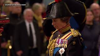 King Charles, siblings hold vigil beside Queen Elizabeth's coffin at Westminster Hall