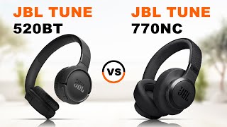 JBL | JBL Tune 520BT vs JBL Tune 770NC Wireless On-Ear Headphones full Comparison