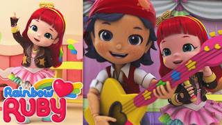 Rainy Day Musical Party! | Rainbow Ruby - WildBrain | Full Episodes for Kids