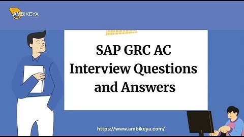 SAP GRC AC Interview Questions and Answers || Best SAP Training || Ambikeya