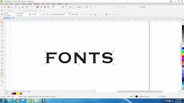 Corel draw Tips & Tricks Fonts and how make them larger in the font list