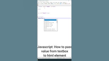 Onkeyup JavaScript Function To Pass Value From Text Box To HTML Tag  | #javascript #javascriptshorts