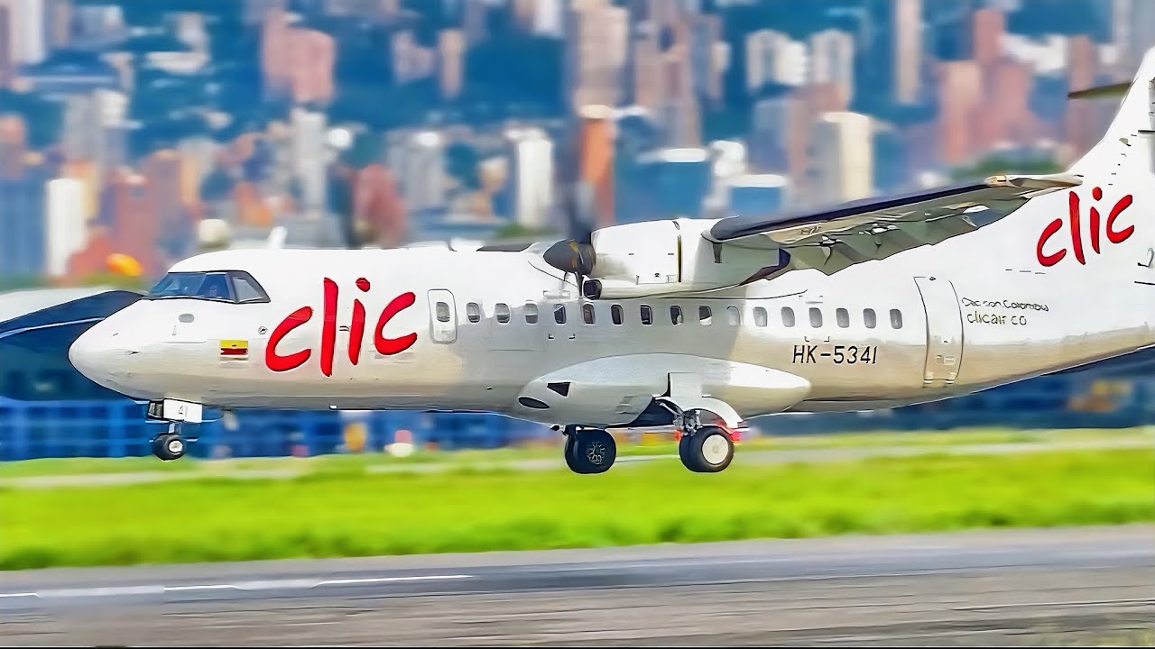 Spotting en Medellin Enrique Olaya Herrera | Difierentes Vistas de Aviones!