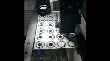 High precision fiber laser cutter with CCD visual identification