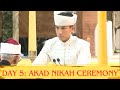 Royal marriage contract signing ceremony  akad nikah of prince mateen  anishah rosnah