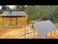 Corrugated iron roofing for wooden cabinsstart to finish build log cabin off grid