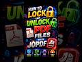 How to Lock and Unlock PDF Files with JOPDF for FREE