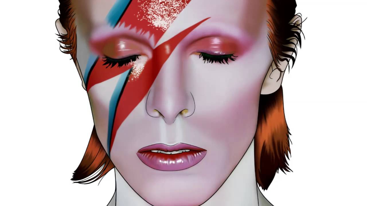 David Bowie Aladdin Sane Nail Art - wide 8