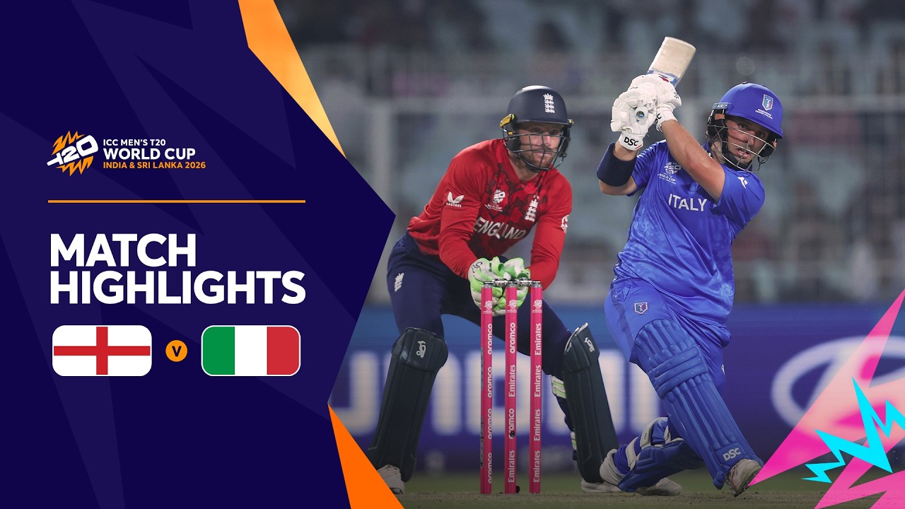 England v Italy | Match Highlights | T20WC 2026