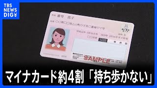 マイナカード約4割が「持ち歩かない」　デジタル庁のアンケートで｜TBS NEWS DIG