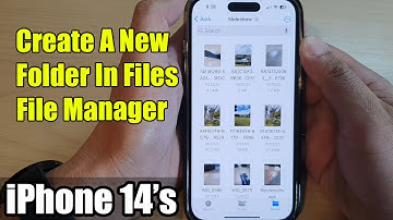 iPhone 14/14 Pro Max: How to Create A New Folder In Files File Manager