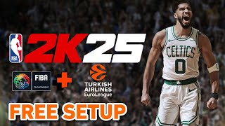 Euroleague On Nba 2K25 Easy Setup