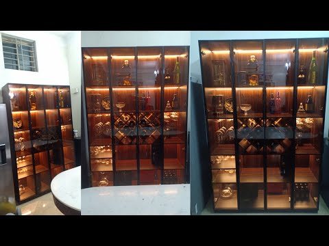 Video Tủ Rượu Cánh Kính Đẹp Xưởng Nội Thất Deco - youtube
