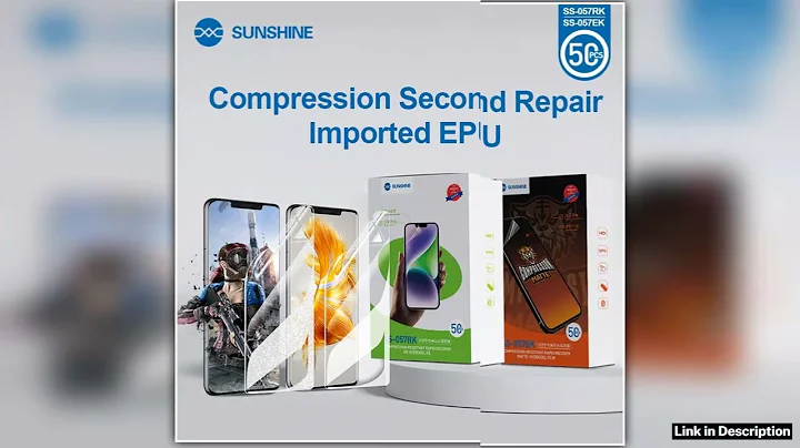 SUNSHINE 50PCS SS057EK SS057RK EPU Hydrogel Film Antistress Instant Repair for SS890C Series and Y2