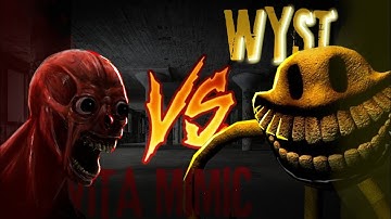 Vita Mimic Vs WYST // Pillar Chase 2 fight (Stick Nodes)