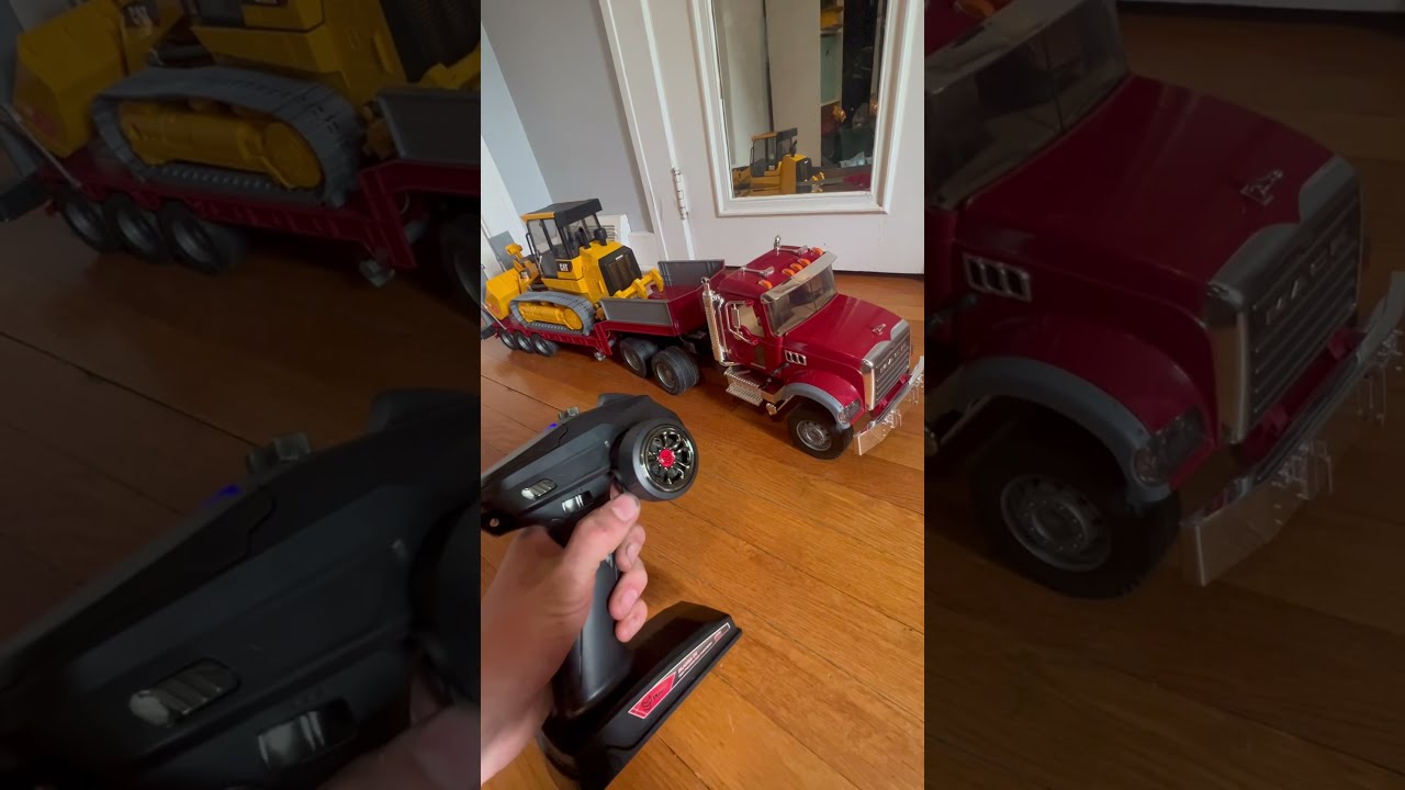 1 16 Custom RC Bruder Mack Semi Truck And Trailer Rc