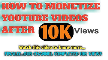How To Enable Monetization After 10k Views/Monetization Enable On Youtube 2017 After 10000 Views