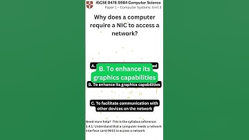 iGCSE Computer Science 0478 0984 Paper 1 Unit 3 q086 v1