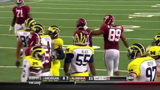 2012 Cowboys Classic - #8 Michigan vs. #2 Alabama Highlights