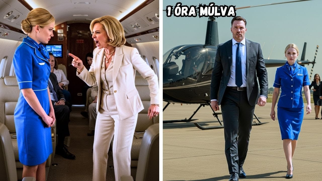 ELZAVARTÁK a Légiutaskisérőt a Magángépről... 1 Óra Múlva A DÜHÖS Férje egy HELIKOPTERREL Érkezett