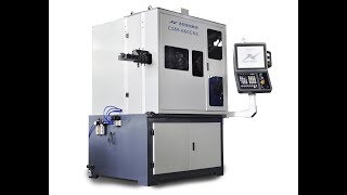 CSM-660CNC spring coiling machine making springs with large changes in outer diameter.