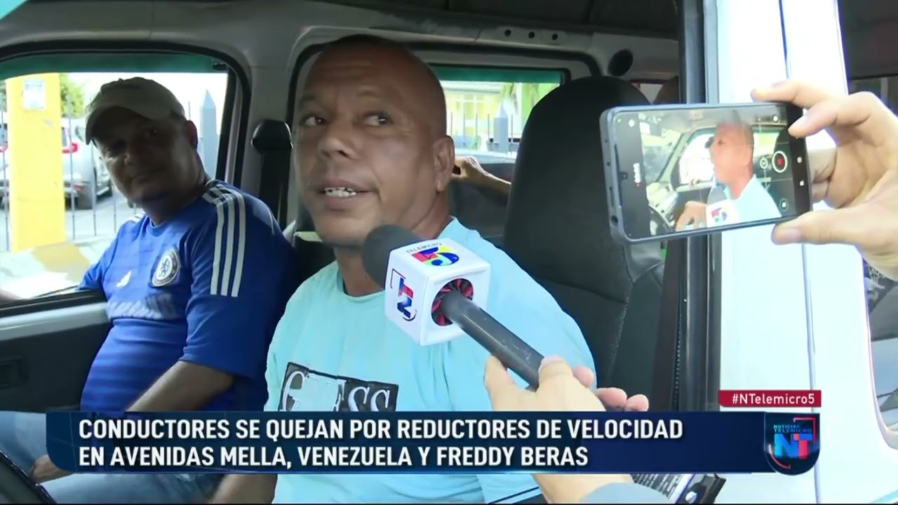 Conductores se quejan por reductores de velocidad en avenidas Mella, Venezuela y Freddy Beras