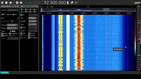 SW Quebec SDR FM radio DX -Distant radio signals, Airplane+Meteor scatter,  60 miles N of Ottawa