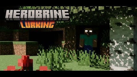 Herobrine lurking Minecraft mod review MCPE-MCBE