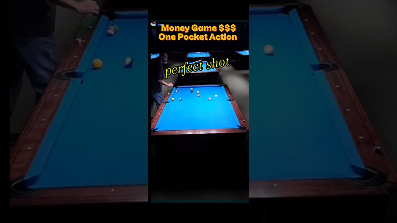 HOW TO PLAY ONE POCKET ACTION WITH CONSISTENT SHOT 