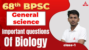 Science Classes 68th BPSC | BPSC Biology Questions | 68th BPSC Online Classes By Prashant Sir #1
