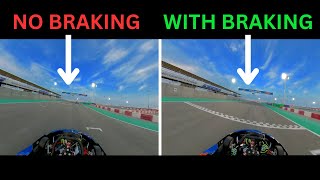 Should you BRAKE in Karting? (experiment)