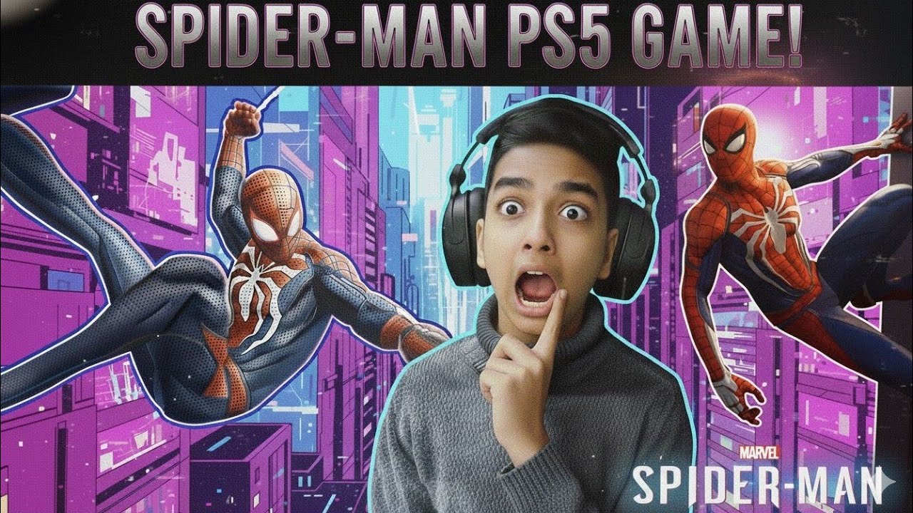 Spider-Man Remastered game on PS5 