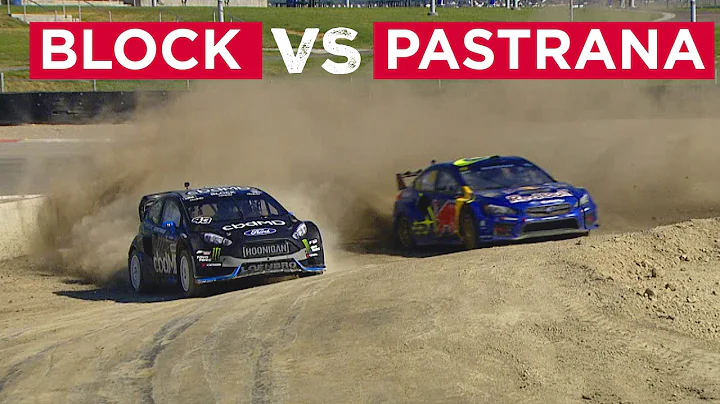Travis Pastrana vs Ken Block Legendary RallyCross Battle!