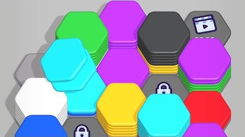 Hexa sort#subscribemychannel #hexasort #hexasortgame #hexa #hexax #cubegame #cubepuzzle