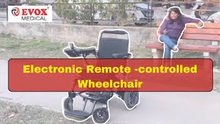 Electronic Remote-Operated Wheelchair Evox 109A Review Features Price