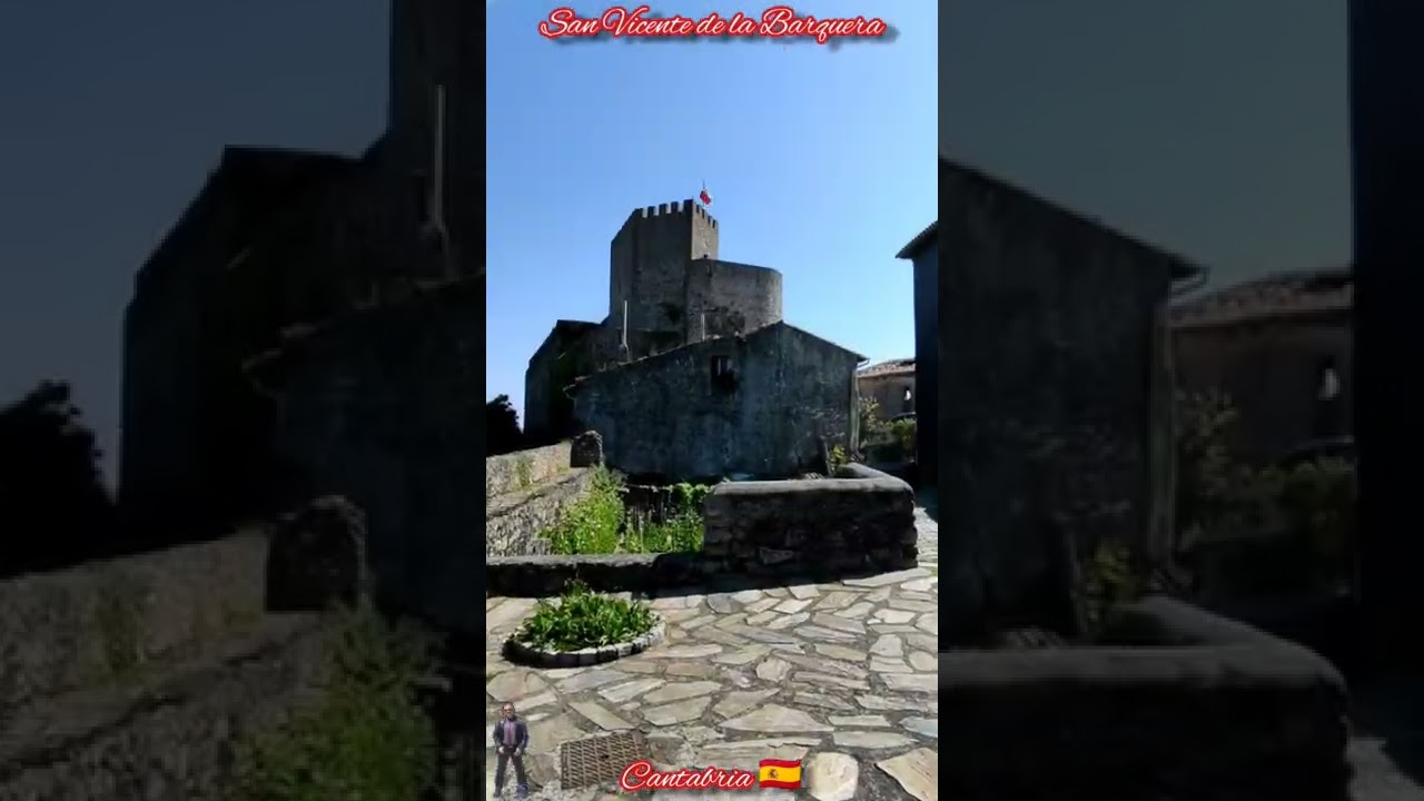 San Vicente de la Barquera - Cantabria España 🛡️🏰🚣#shorts #cantabria #sanvicentedelabarquera