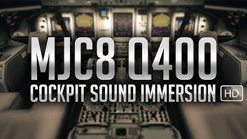 MJC8 Q400 Cockpit Sound Immersion - HD Soundpack [FSX/P3D] - Official Promo