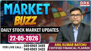 🔴LIVE : MARKET BUZZ | Daily Stock Market Updates || BRK News | Anil Kumar Batchu