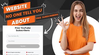Free Youtube Subscribers 100% Real : How to Get Free Subscribers Real, Organic and non drop SUBS screenshot 5