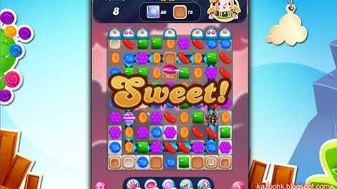 Candy Crush Saga Level 767 (19 moves, NO boosters)