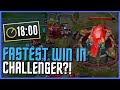 THIS IS THE FASTEST WIN YOU&#39;LL SEE IN CHALLENGER (NO FF)