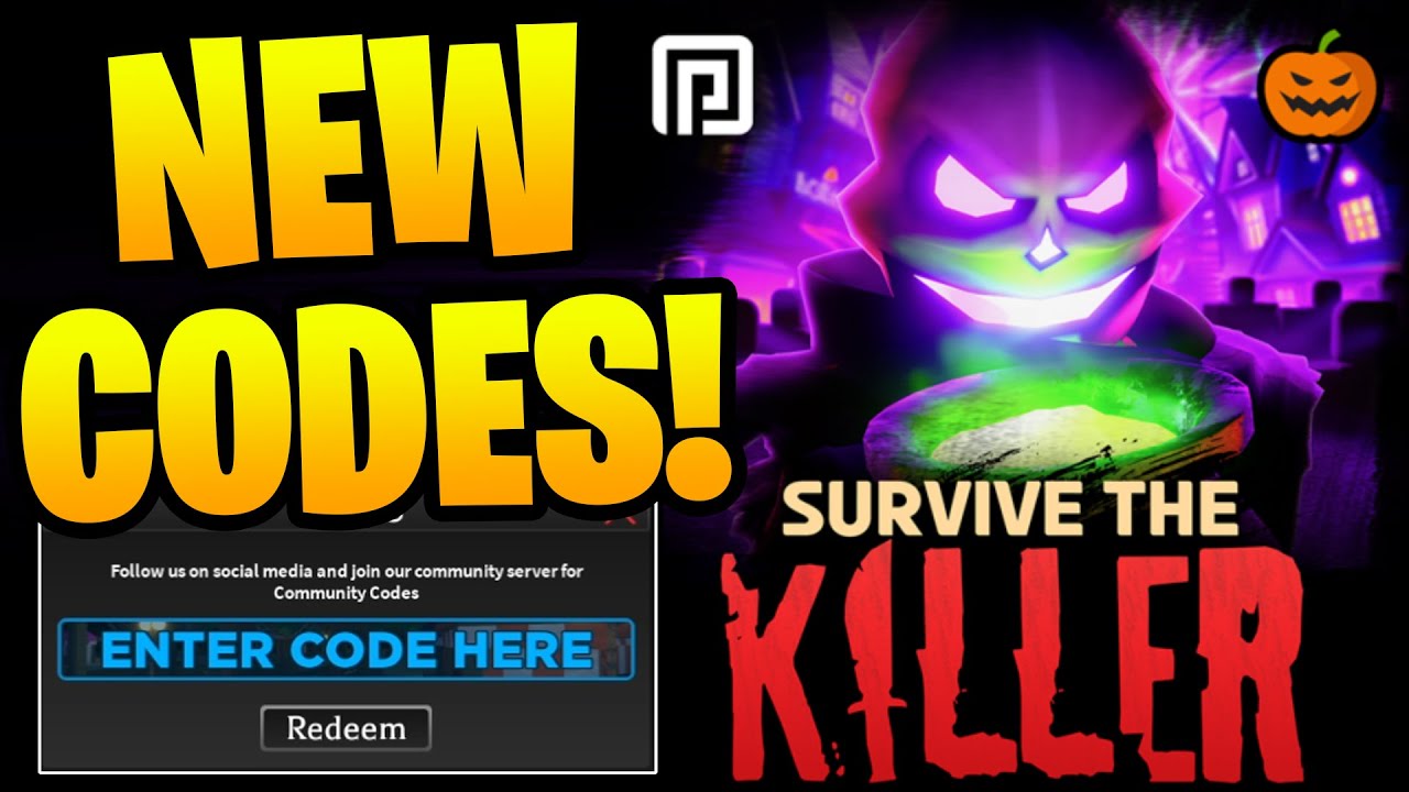 NEW* WORKING ALL CODES FOR Survive the Killer IN 2023 APRIL! ROBLOX Survive  the Killer CODES in 2023