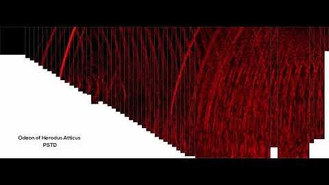 Odeon of Herodus Atticus - sound simulation with PSTD